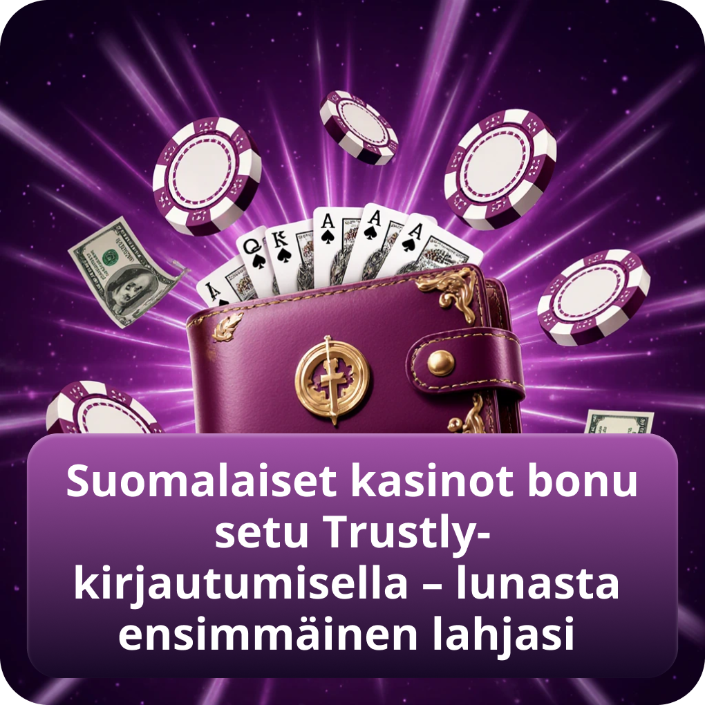 Suomalaiset kasinot bonusetu Trustly-kirjautumisella – lunasta ensimmäinen lahjasi