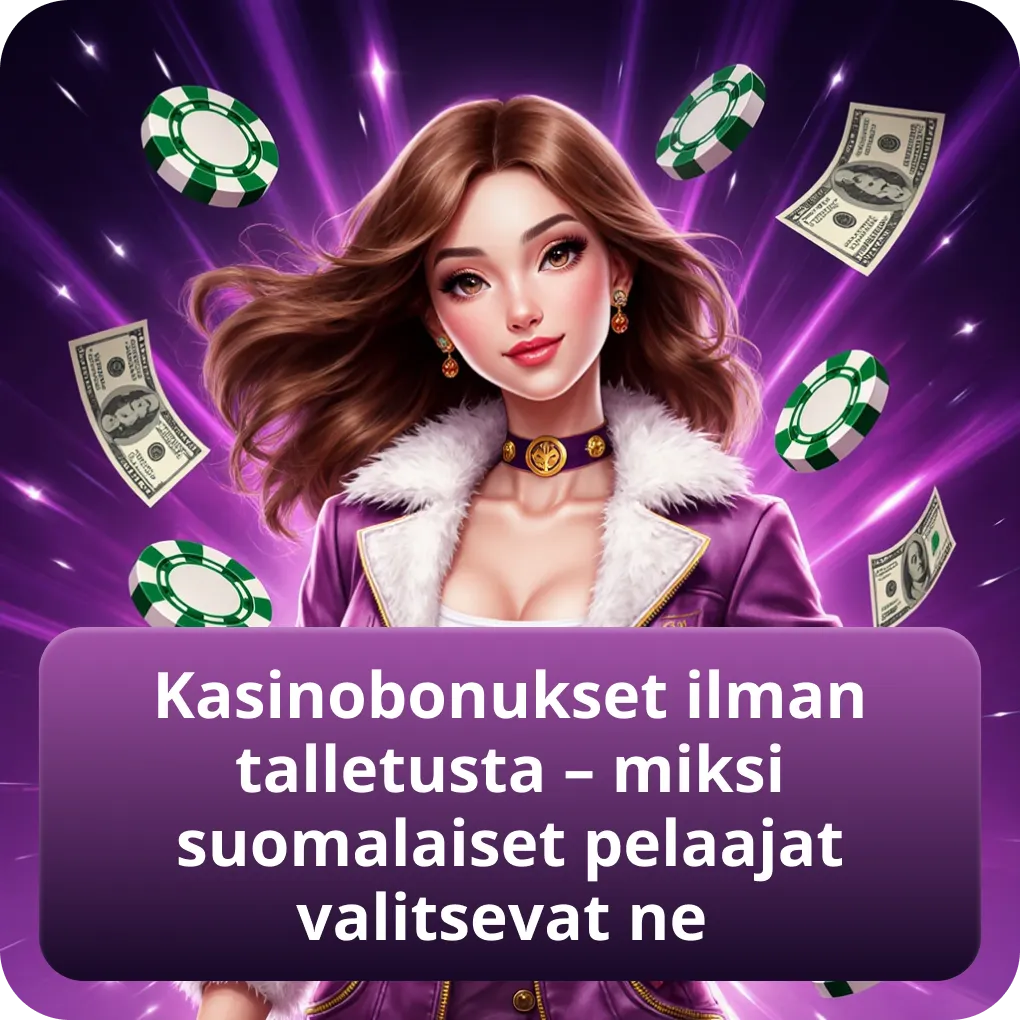 Kasinobonukset ilman talletusta – miksi suomalaiset pelaajat valitsevat ne